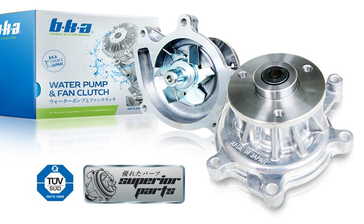 BKA Water Pump Auto Parts Designed by Japan Cooling System | BKA Japan